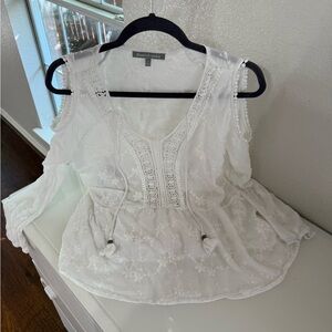 Daniel Rainn White Lace Blouse
